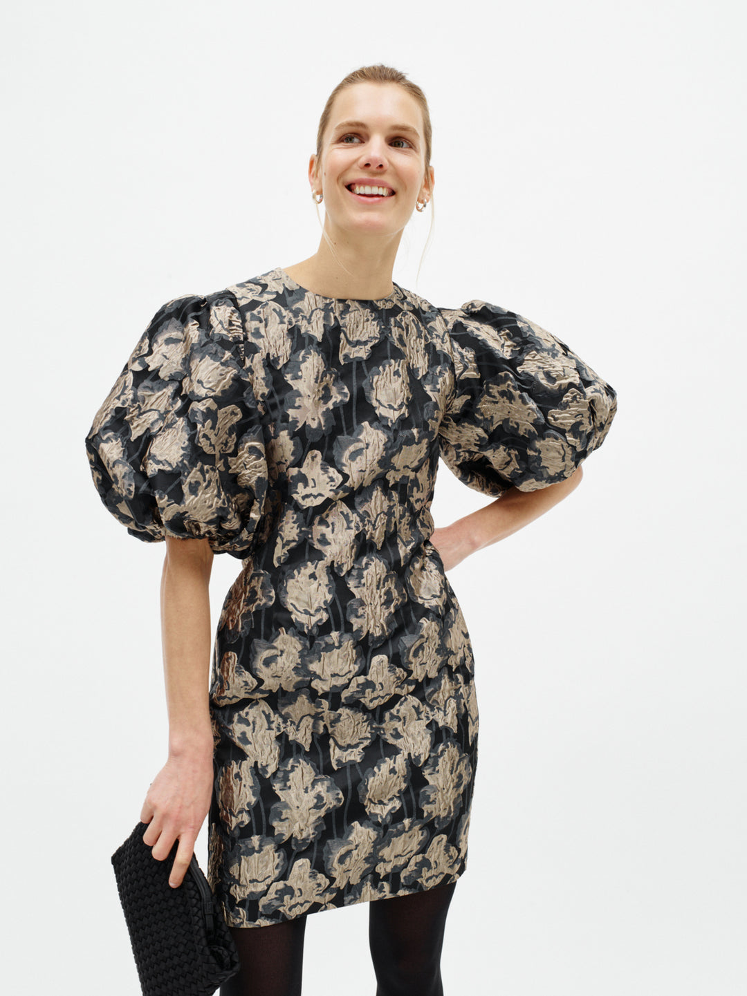 Yancieiw Dress Flower Jacquard