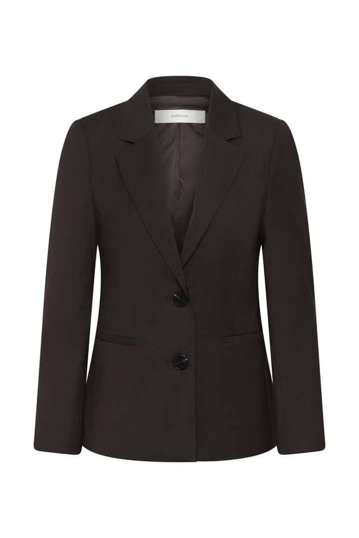 Cadieiw Mel Core Blazer Chocolate Brown Melange