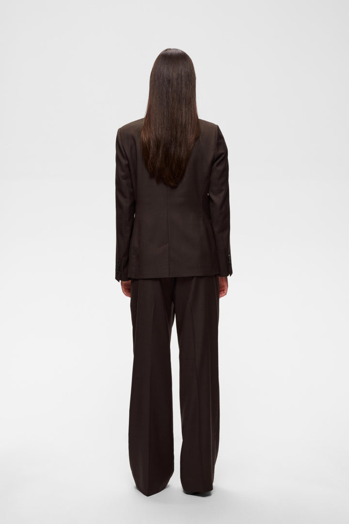 Cadieiw Mel Core Pant Chocolate Brown Melange