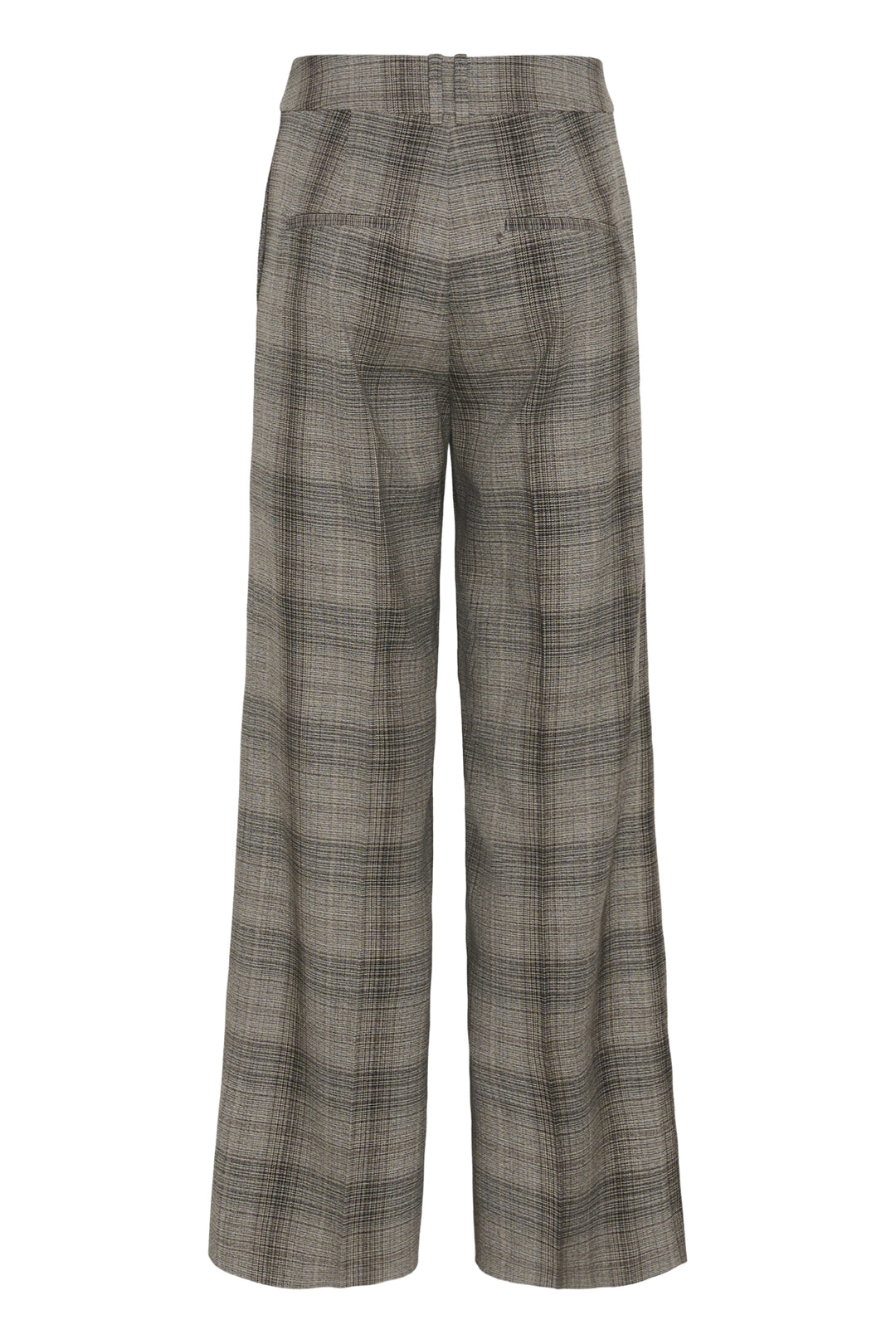 Checkieiw Straight Pant Brown Fall Check