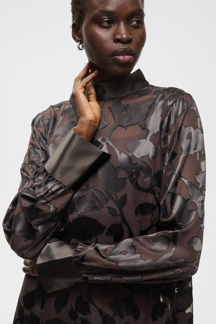 Orioniw Dress Chocolate Brown