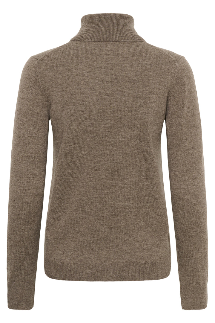 Peiiw Monika Turtleneck Chocolate Brown Melange