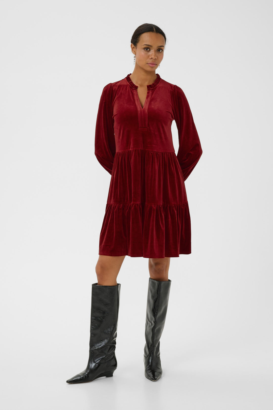 Viggase Dress Biking Red