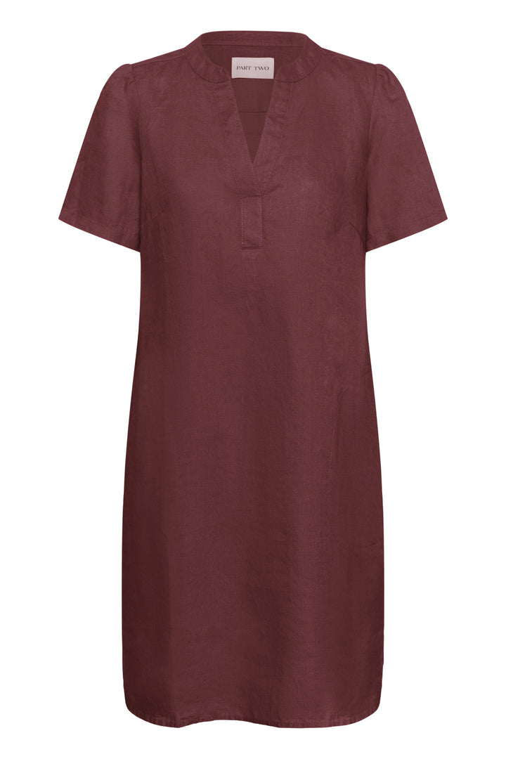 Aminase Dress Burnt Russet