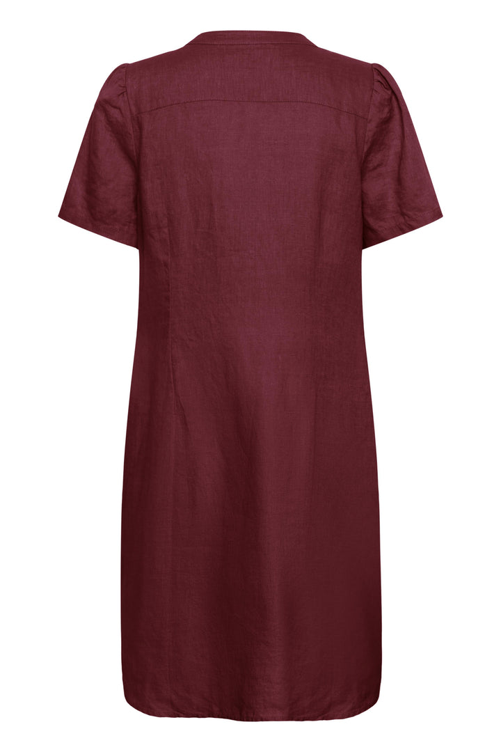 Aminase Dress Burnt Russet