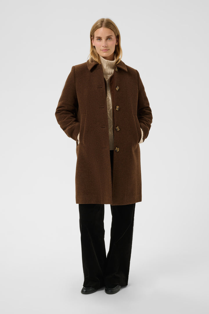 Kamillas Outerwear Downtown Brown Melange
