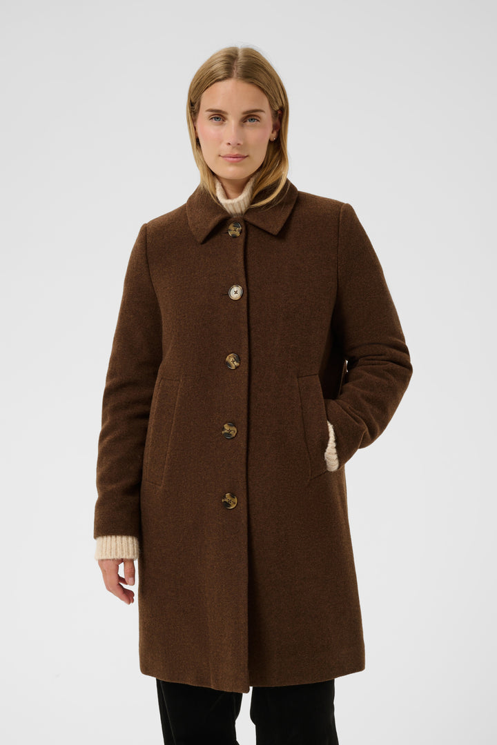 Kamillas Outerwear Downtown Brown Melange
