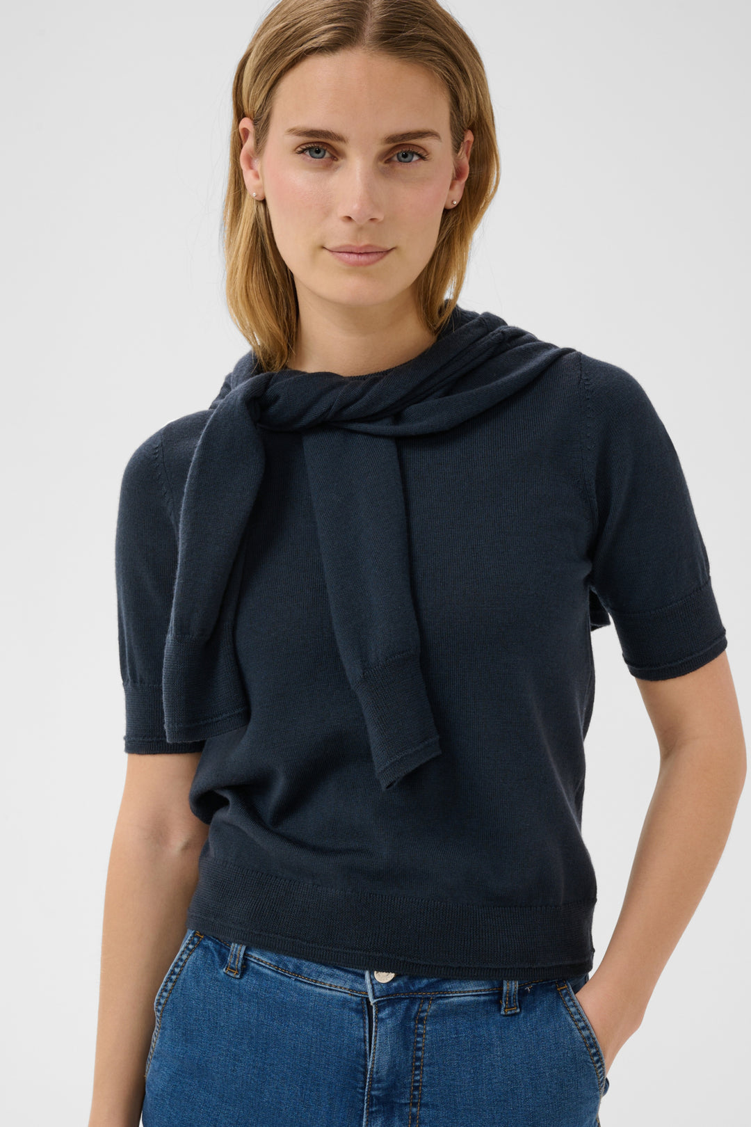 Natanya Pullover Dark Navy