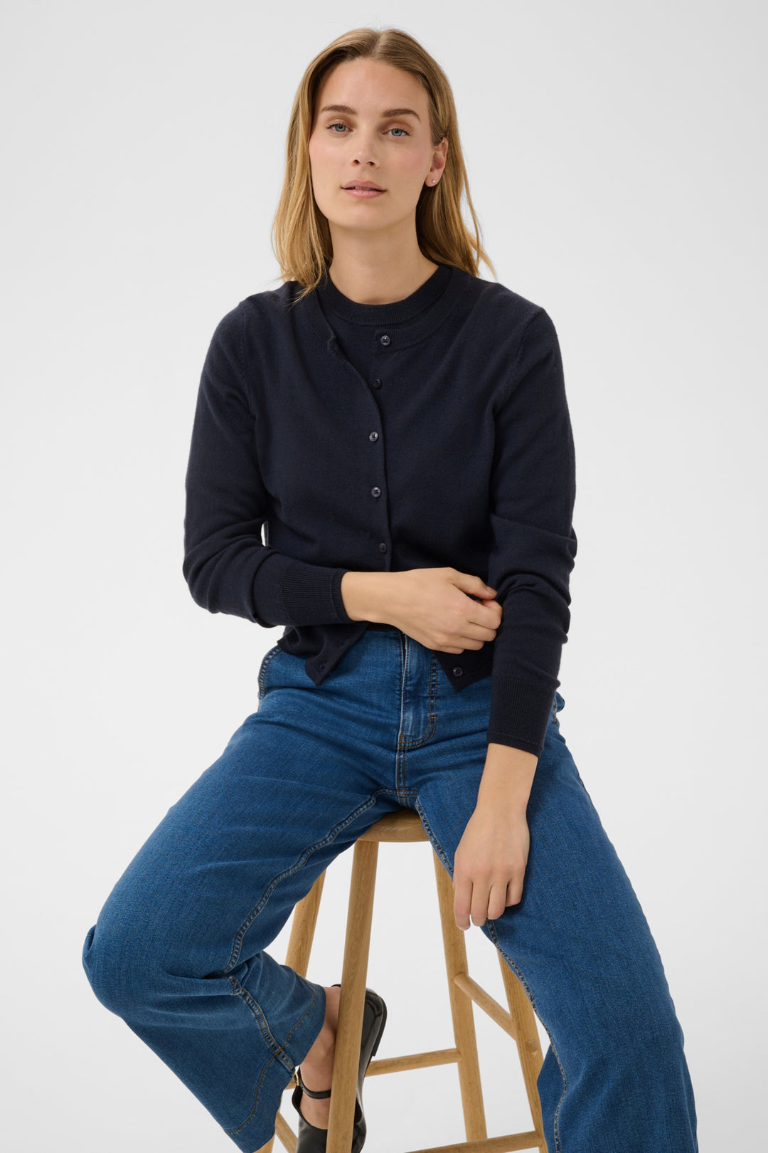 Noelani Cardigan Dark Navy
