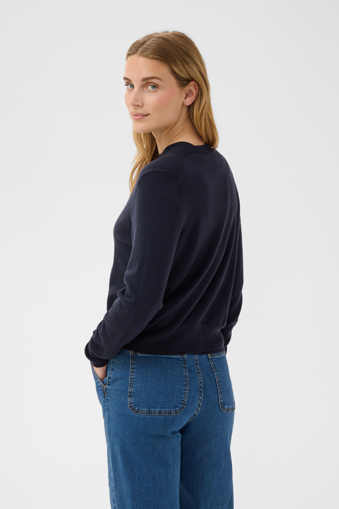 Noelani Cardigan Dark Navy