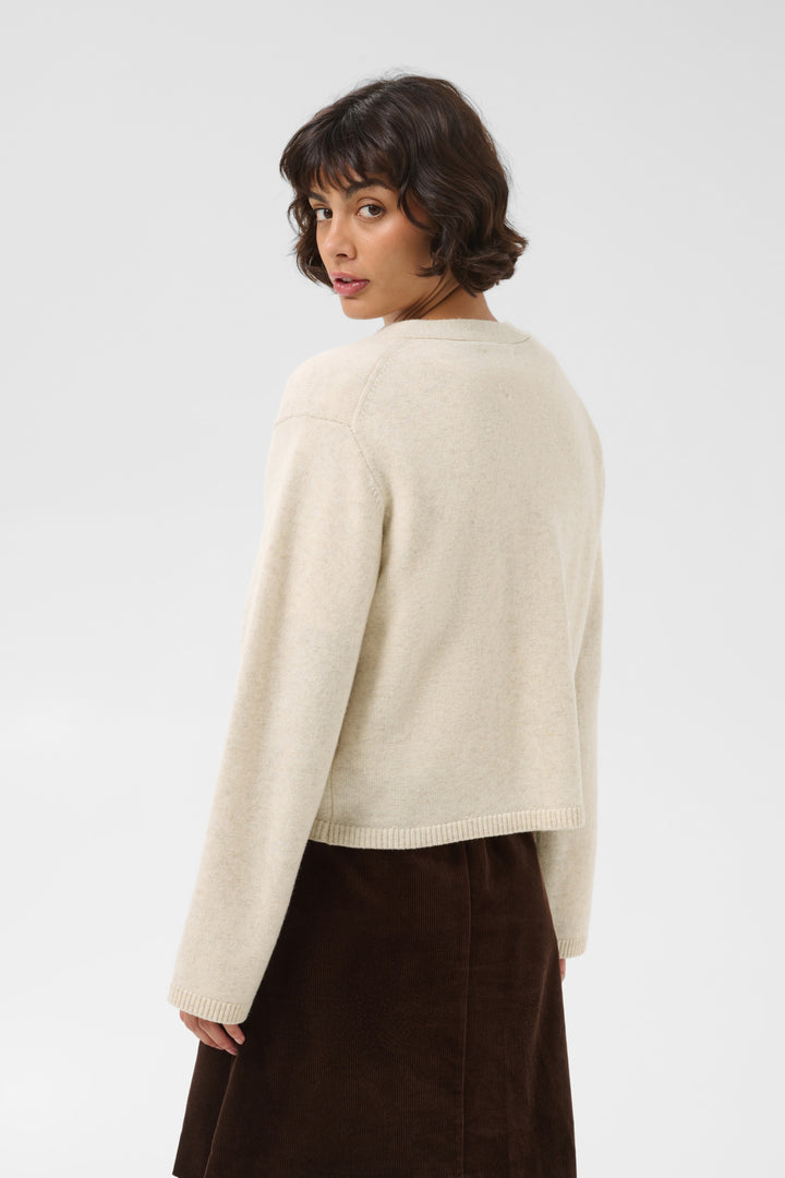 Sveva Cardigan Oatmeal Melange