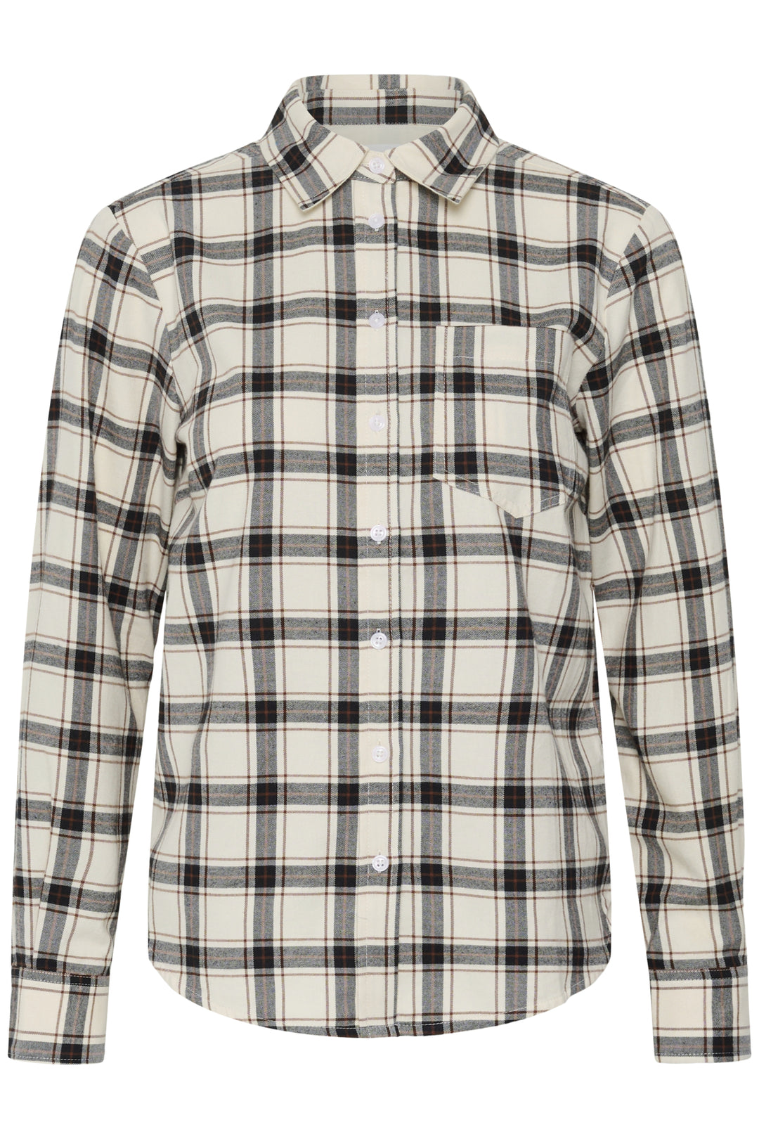 Yana Shirt Dark Navy/Mole Check