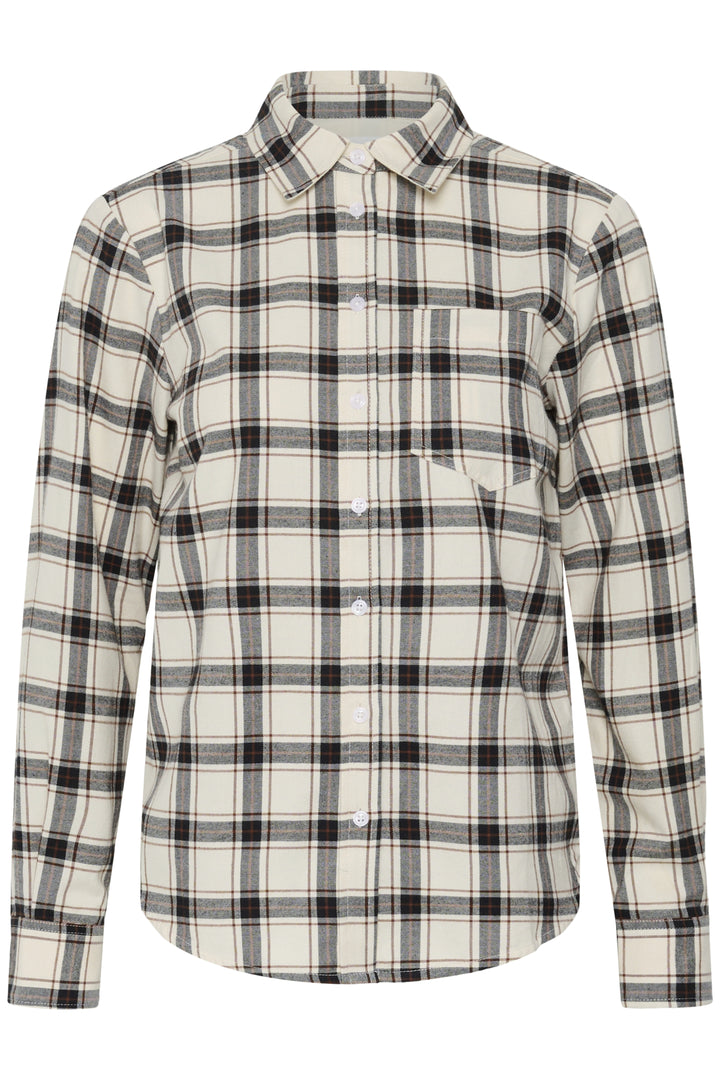 Yana Shirt Dark Navy/Mole Check