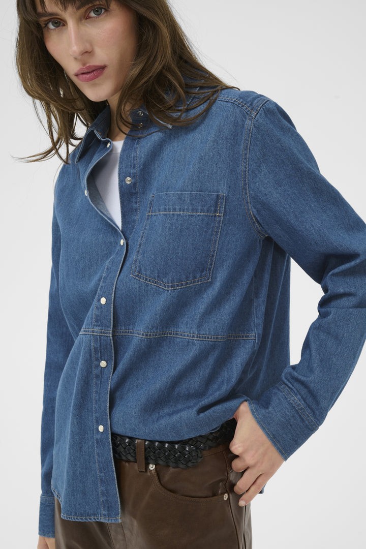 Alvine Shirt Medium Blue Denim