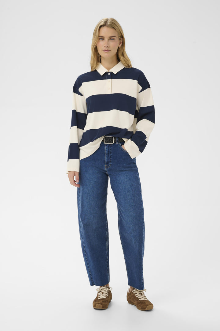 Amari T-Shirt After Midnight Stripe