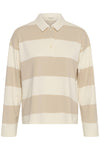 Amari T-Shirt Cement Stripe