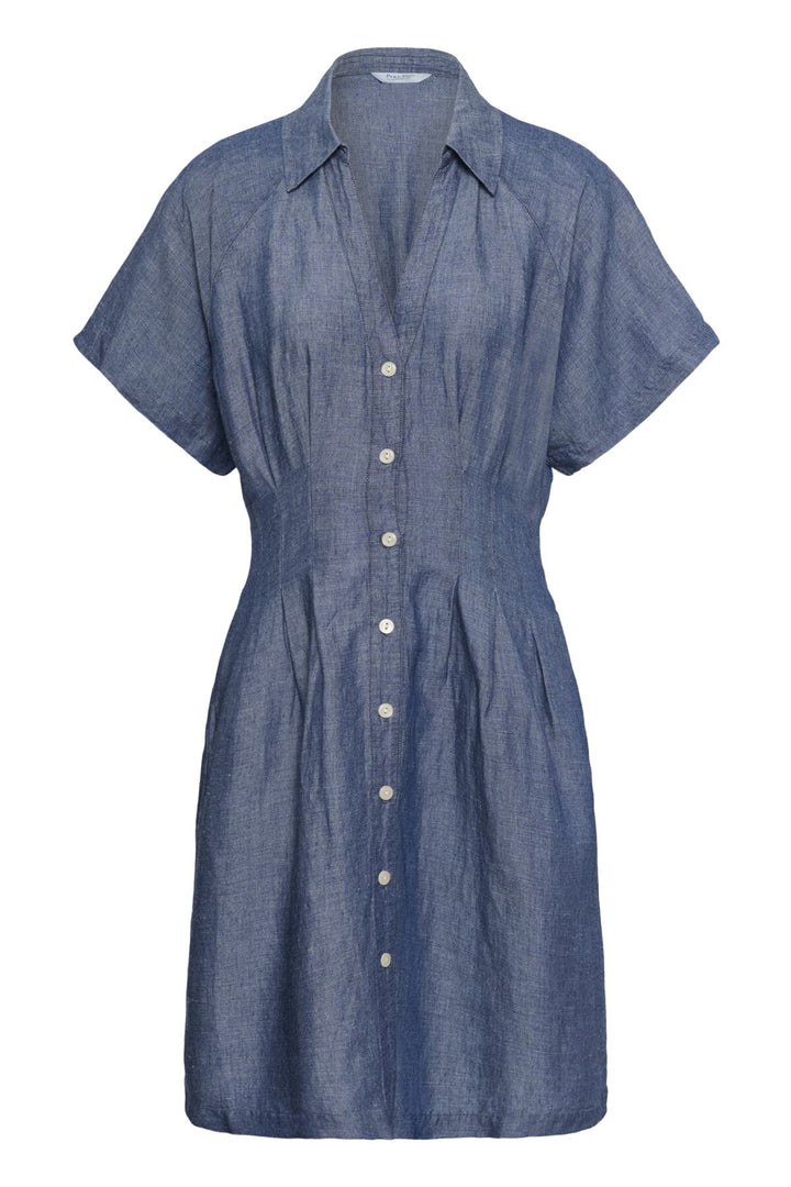 Betine Dress Blue Chambray