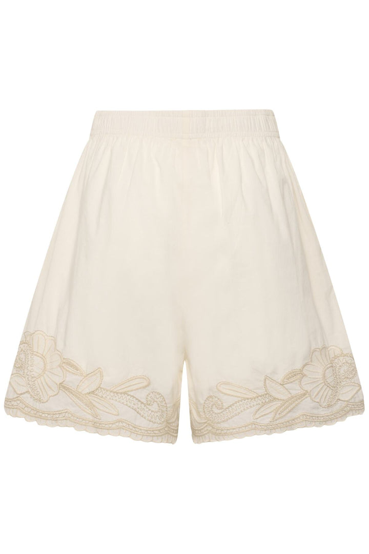 Bitja Shorts Whisper White W French Oak Emb