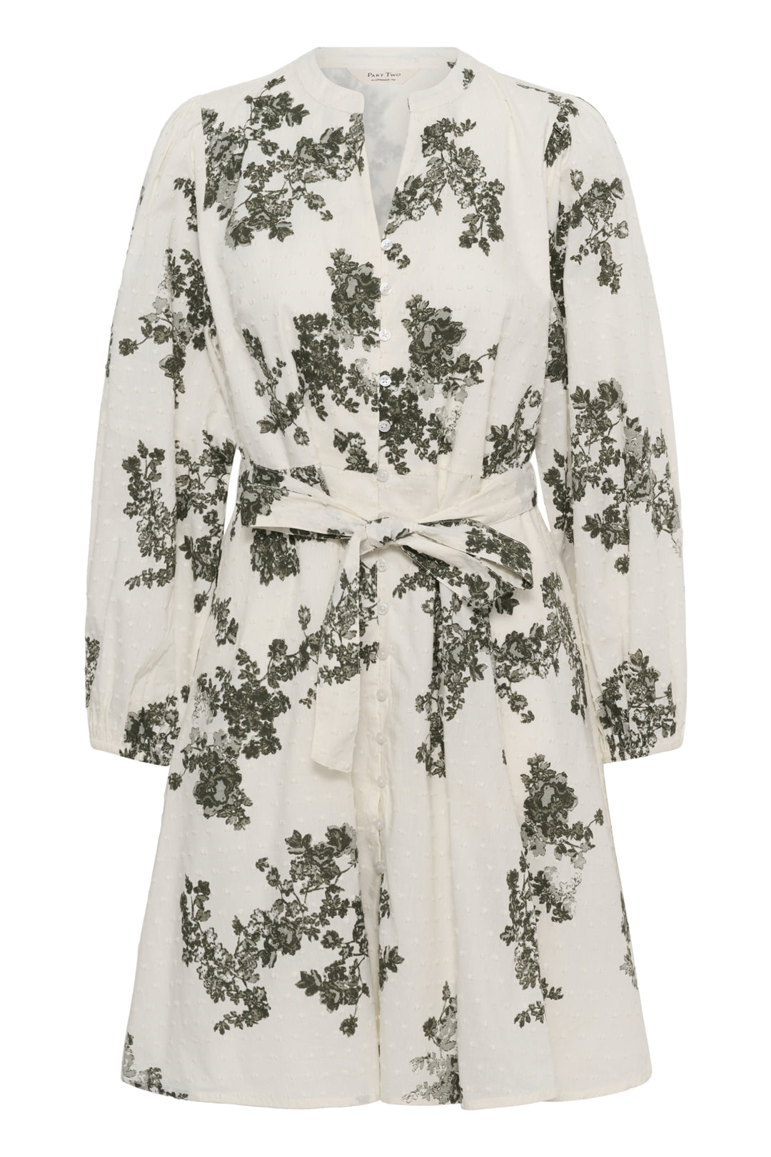 Avira Dress Smokey Olive Shadow Flower