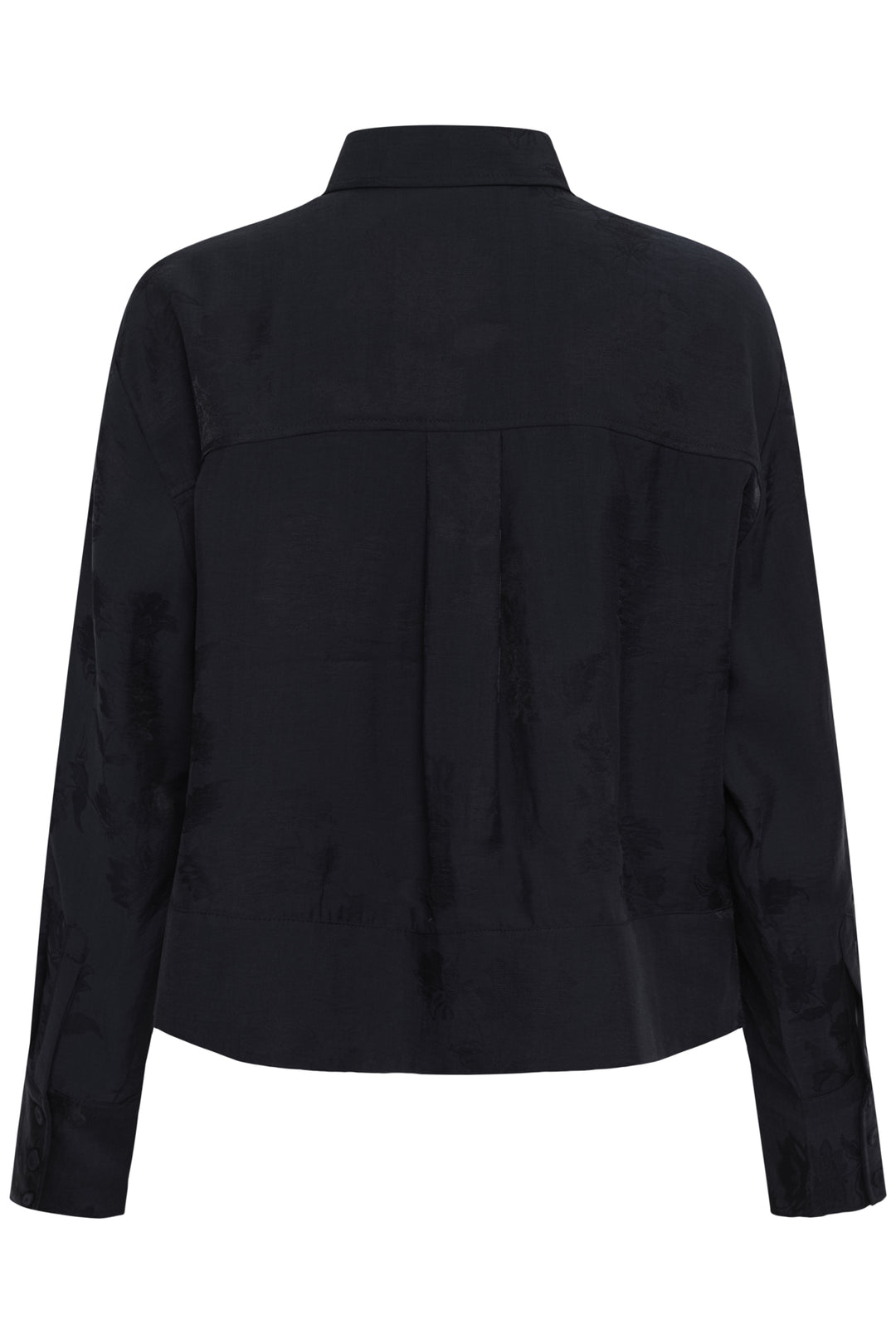 Carolla Shirt Dark Navy Flower Jaquard