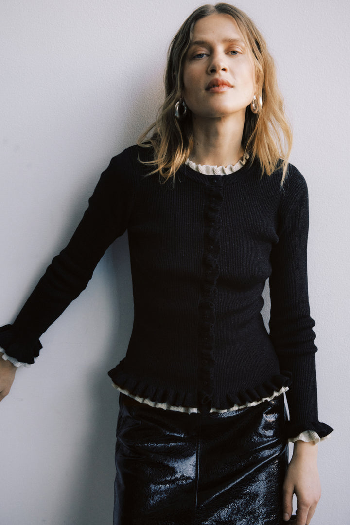 Dounia Pullover Black With Lurex