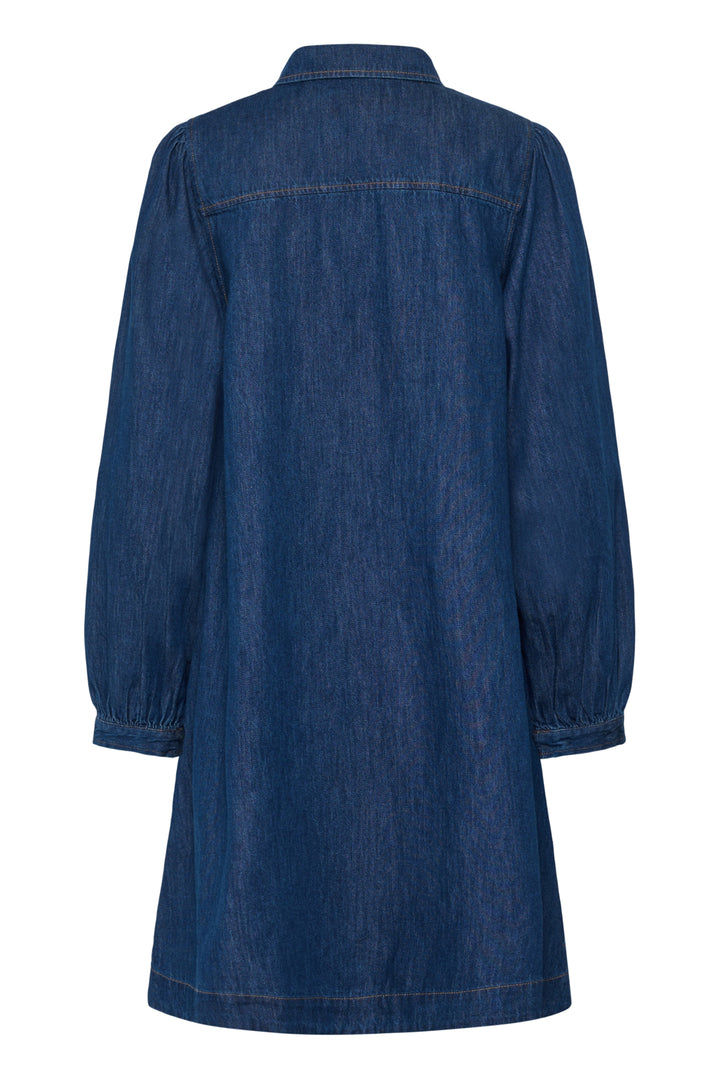 Eleinan Dress Medium Dark Blue Denim