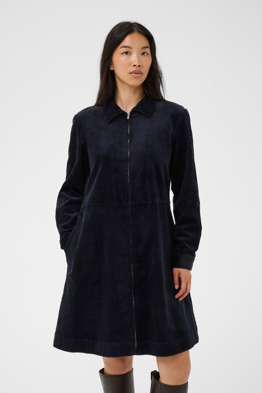 Eyvoran Dress Dark Navy