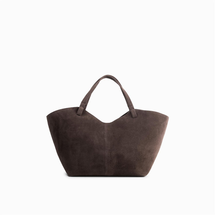 Maya Large Suede Truffle