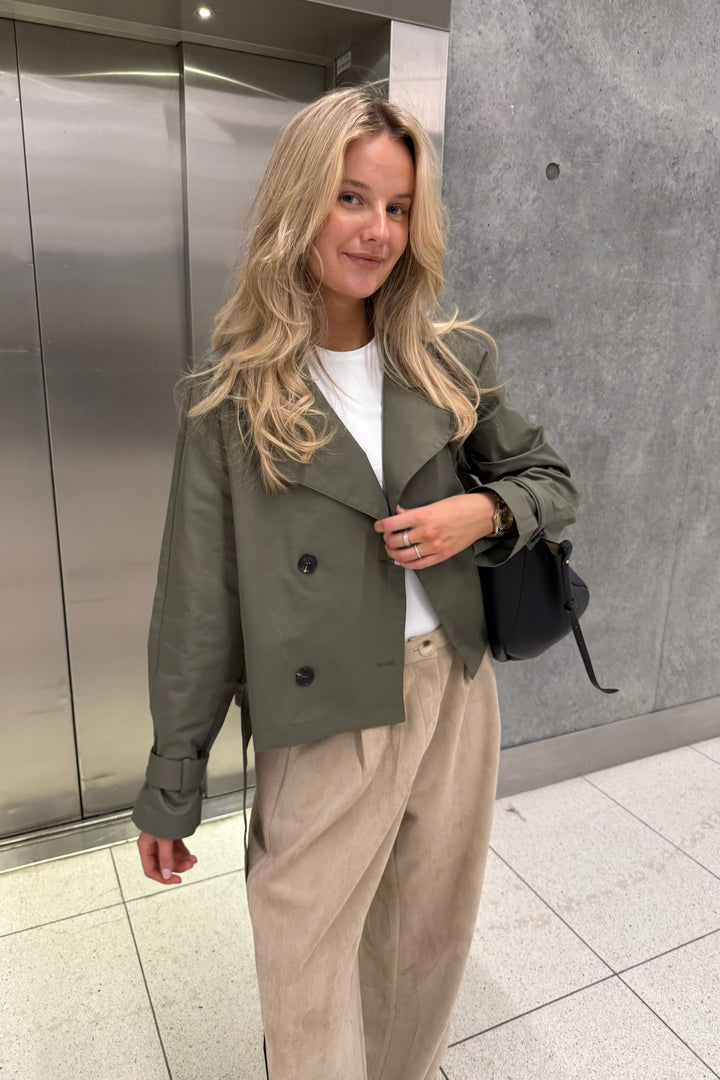 Alma Trenchcoat Green