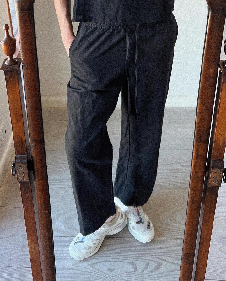 Sonar Linen Pants Black