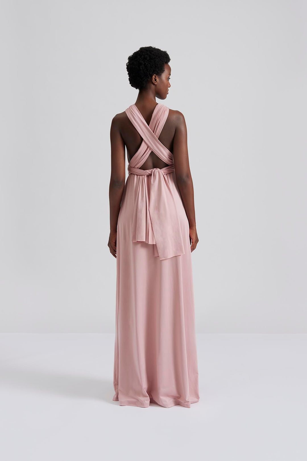 Lola Wrap Dress Blush