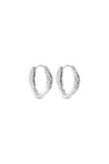 The Small Triangle Hoops Silver