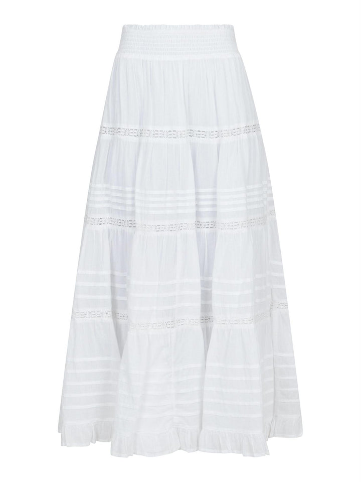 Felicia S Voile Skirt White
