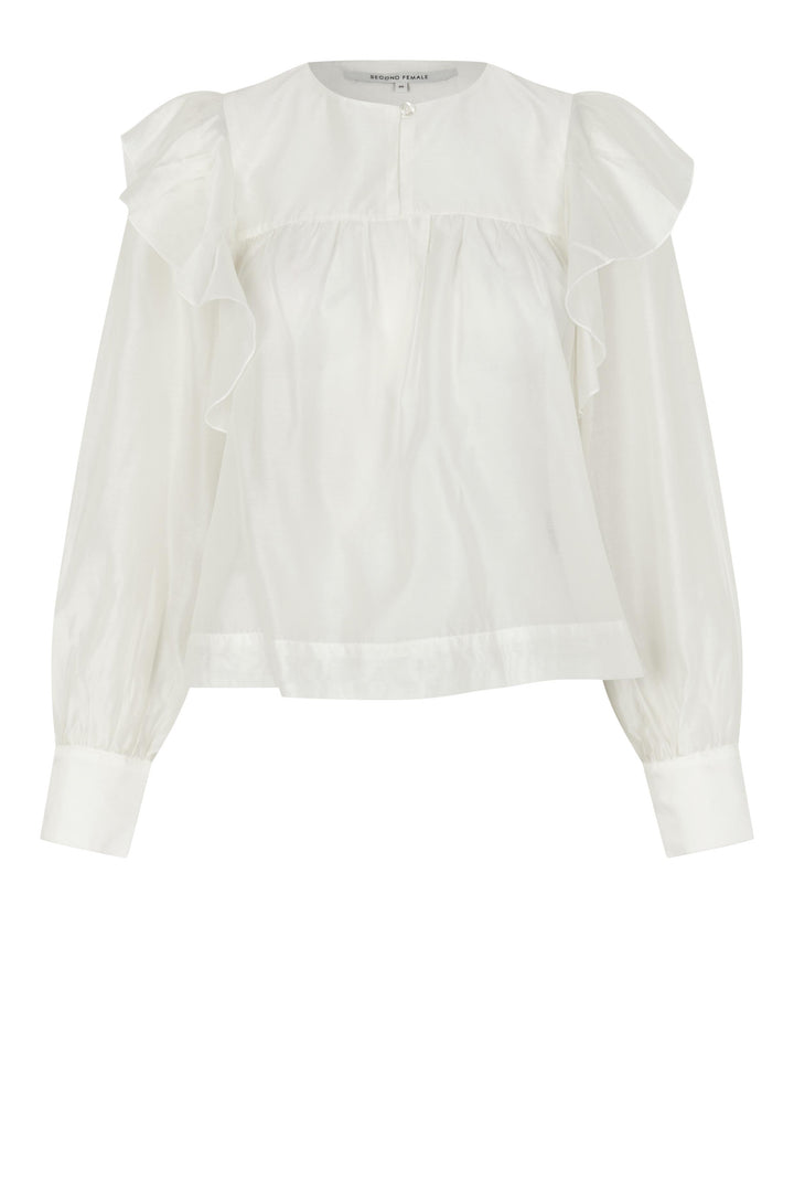 Dream Ruffle Blouse Jet Stream