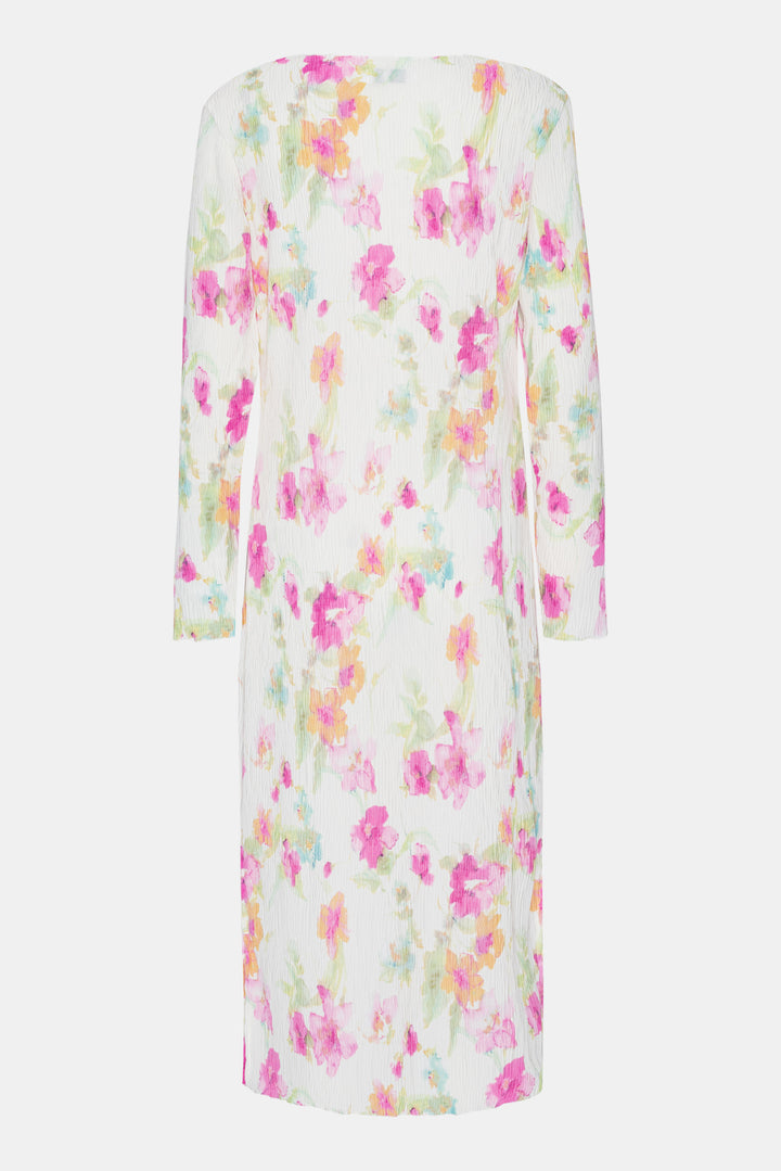 Oda Dress Pink Flower Blush Print