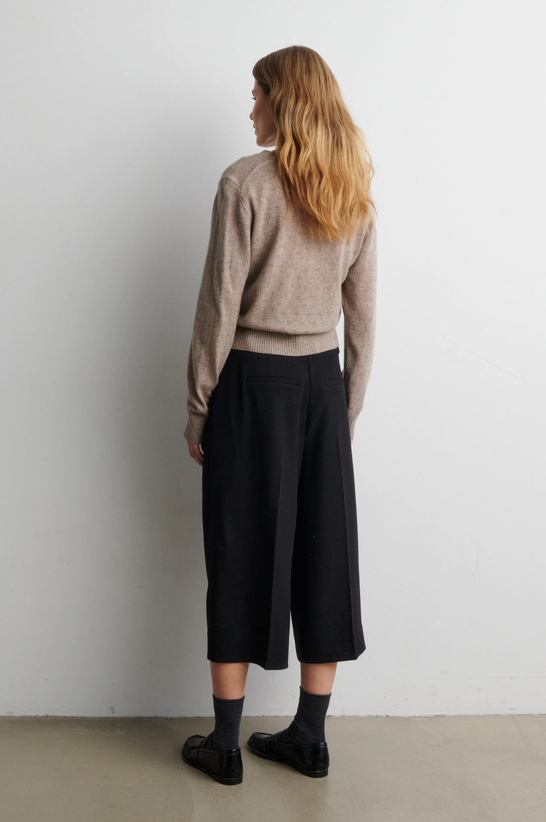 Amala Knit Cardigan Mid Brown Melange