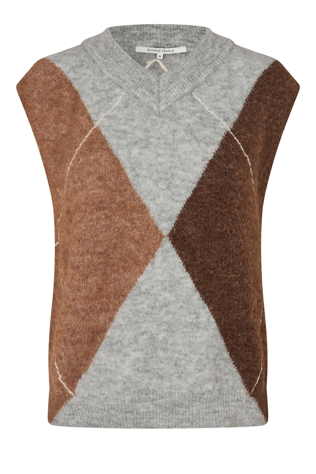 Forca Knit Vest Light Grey Melange