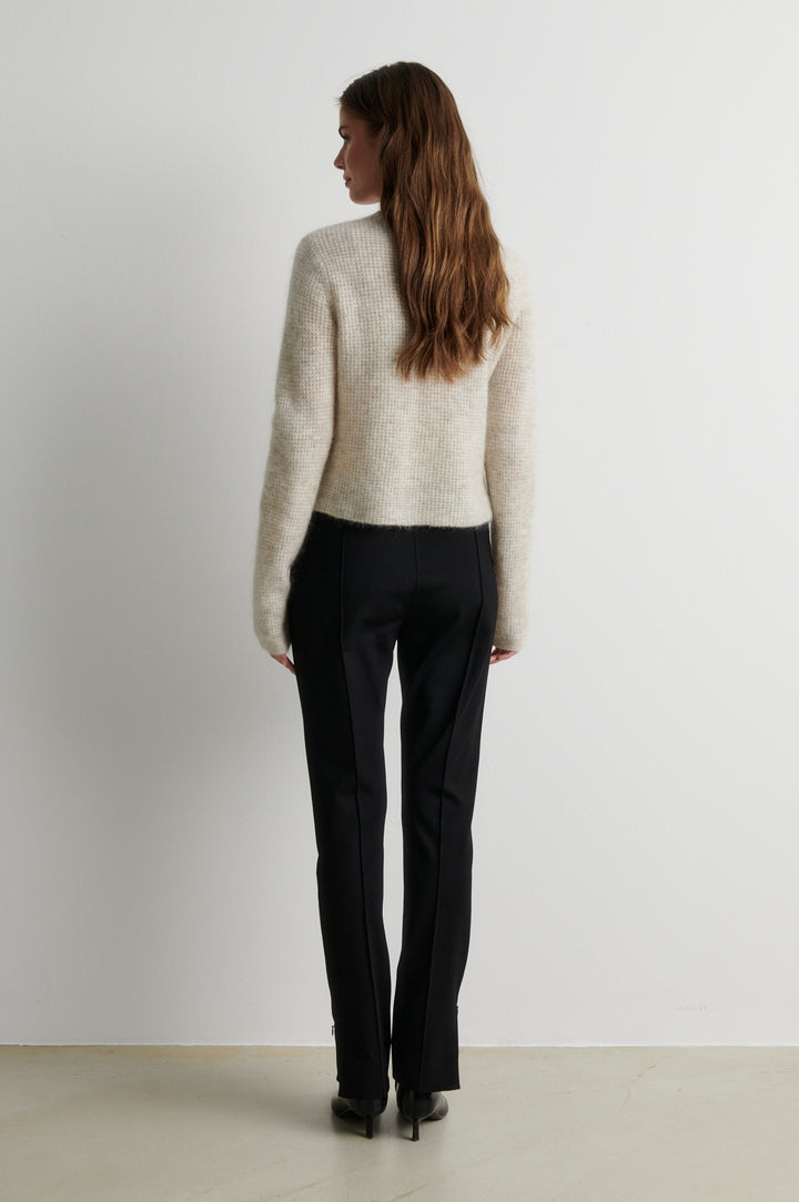 Andrea Knit Structure Cardigan Birch