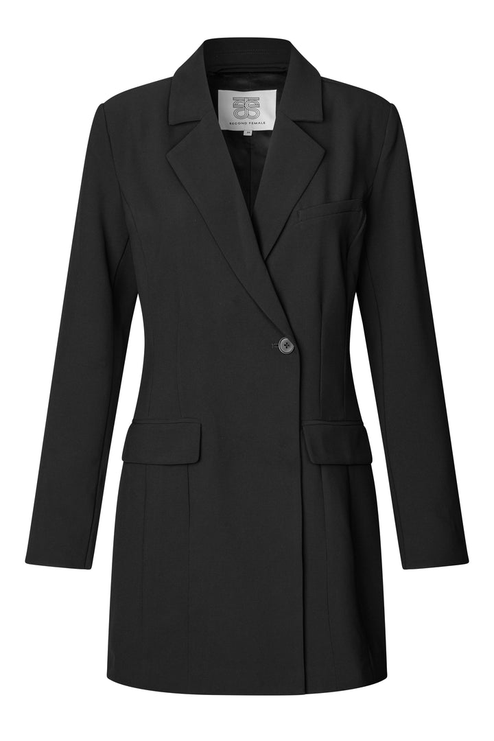 Festa Fitted Blazer Dress Black