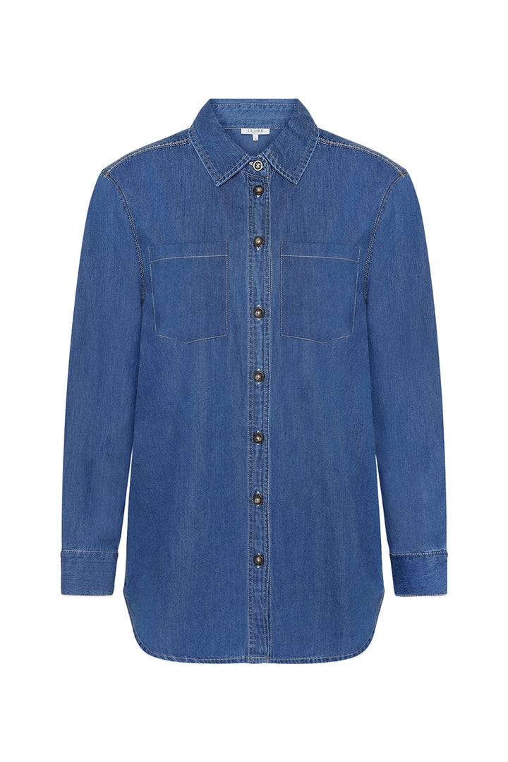 Rhianna Shirt Blue Denim
