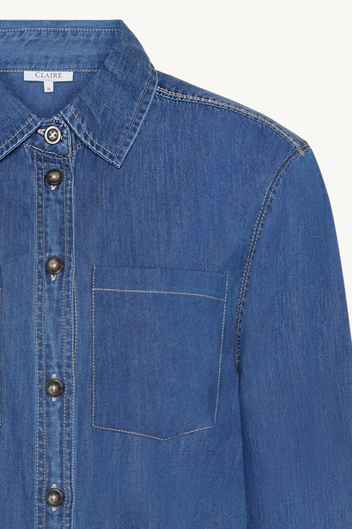 Rhianna Shirt Blue Denim