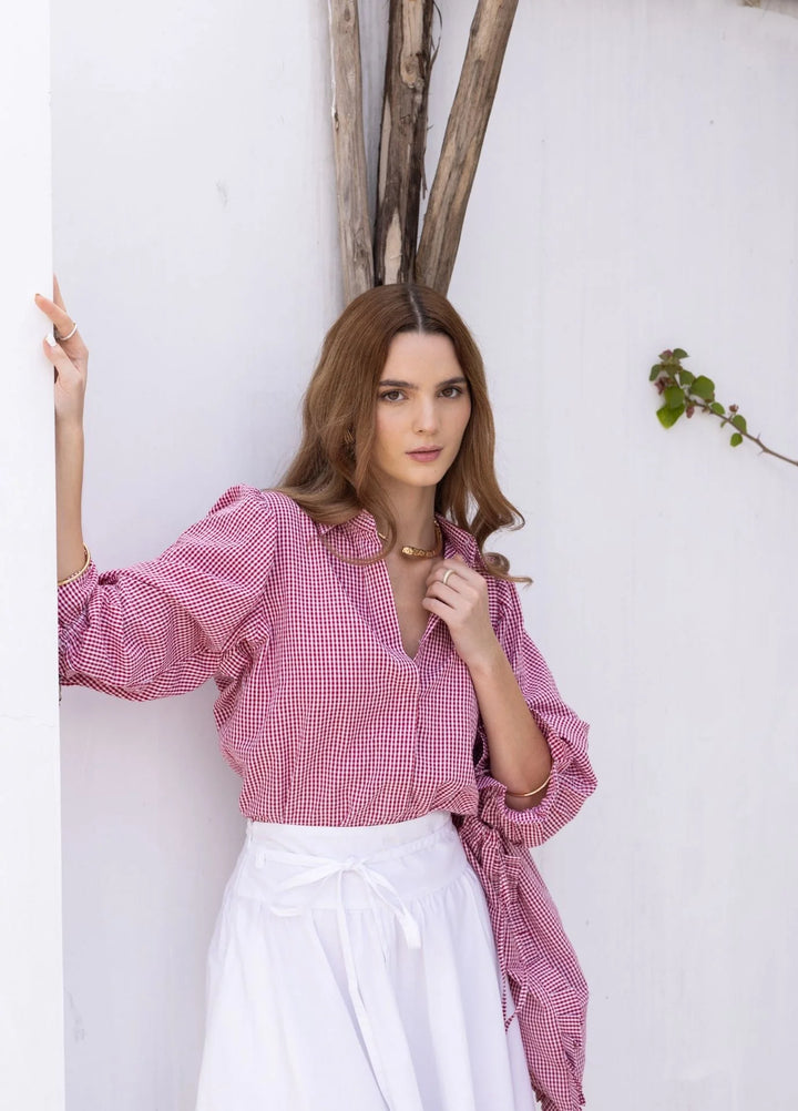 Amy Blouse Tuscany Red