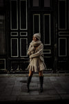 Boxy XL Scarf Beige Melange