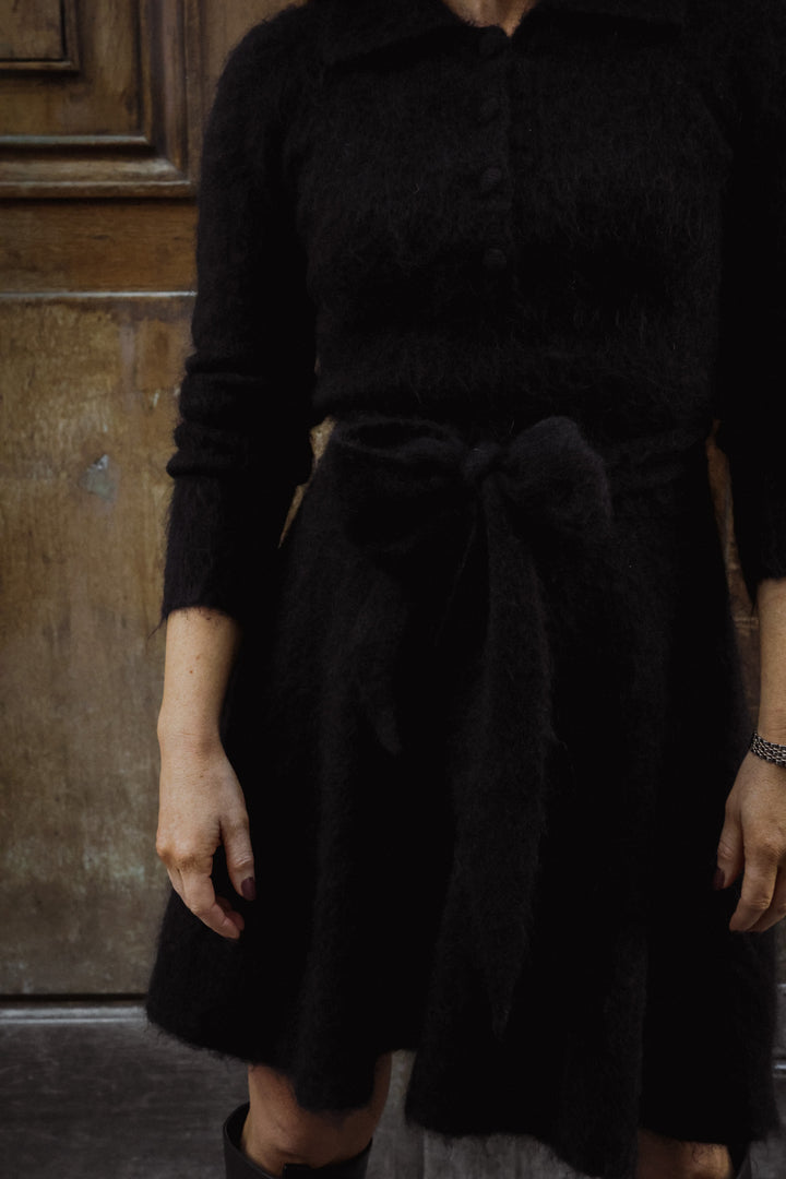 Bon Weekend Knit Dress Black