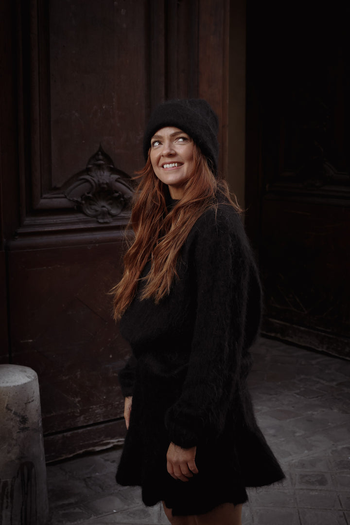 Boxy Beanie Black