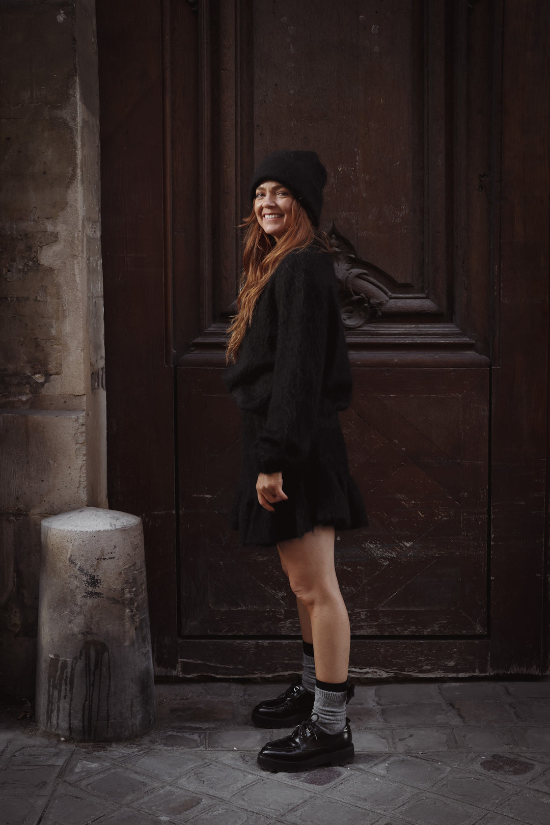 Boxy Beanie Black