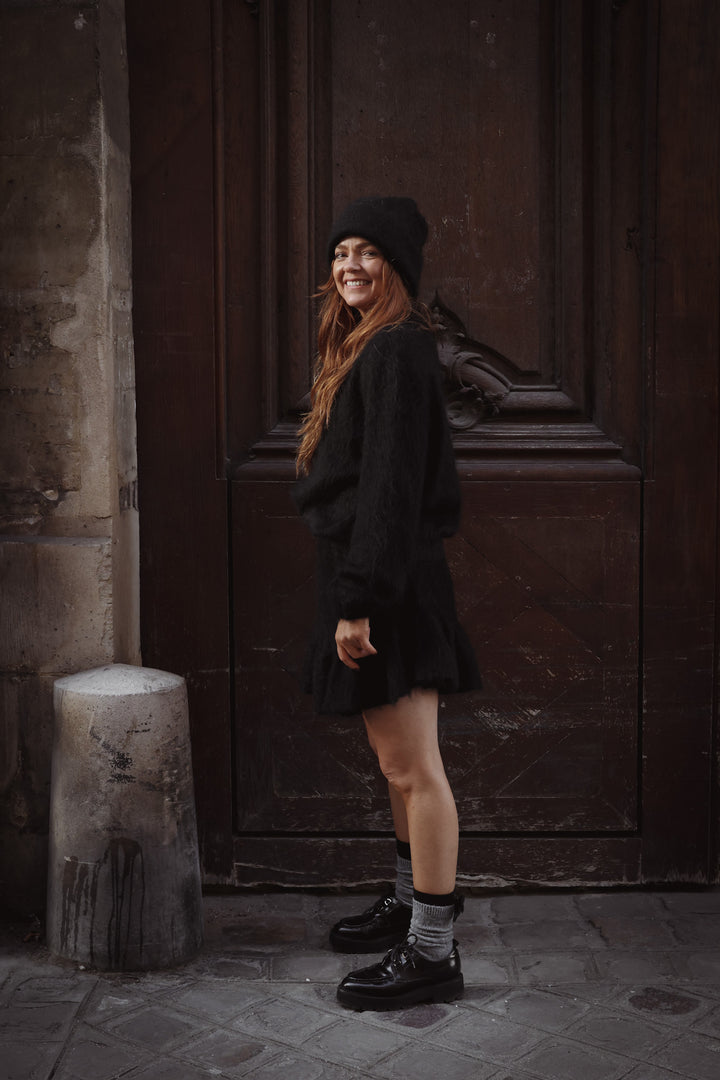 Boxy Beanie Black