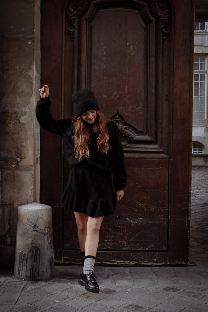 Boxy Beanie Black