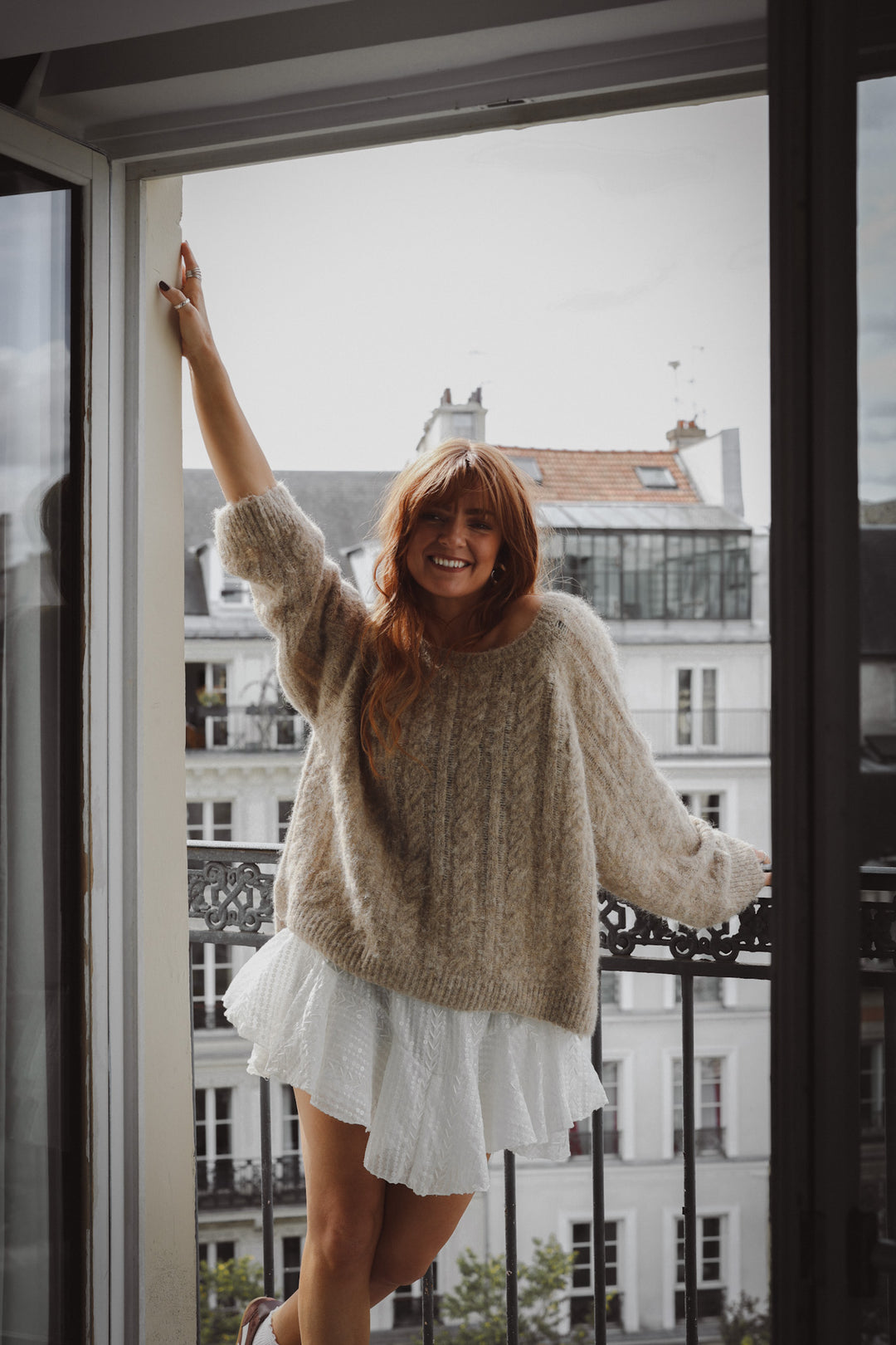 Cozy Sweater Beige Melange
