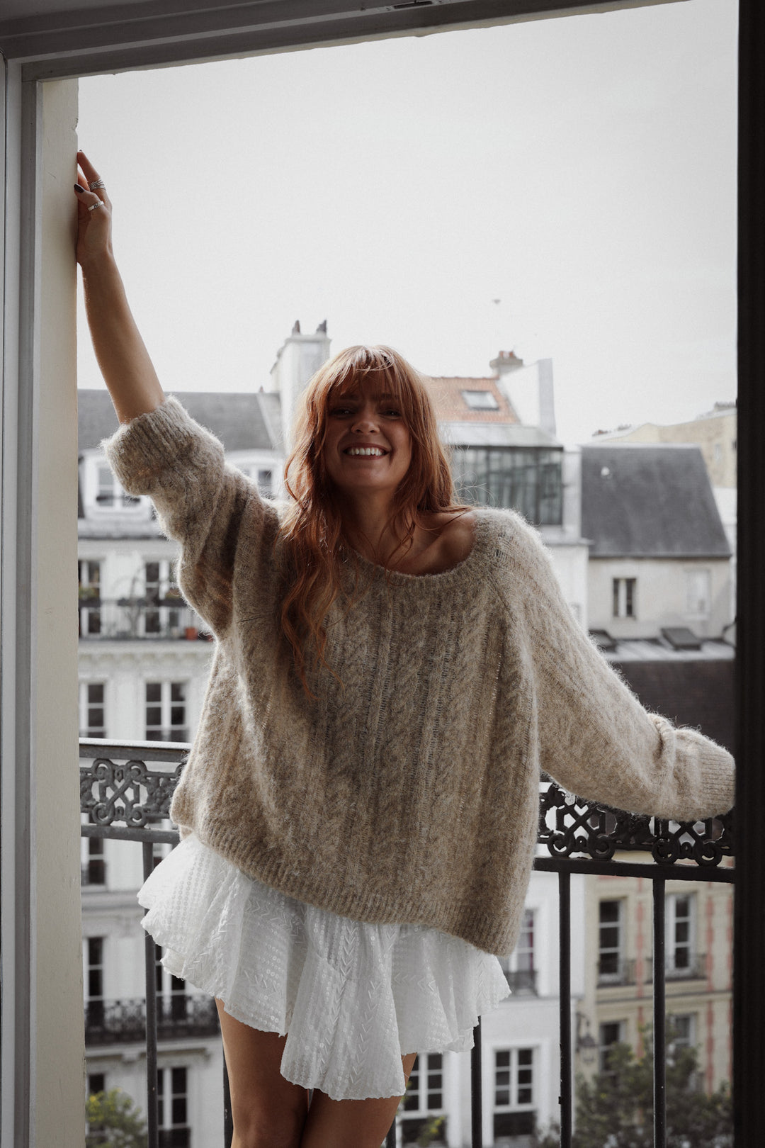 Cozy Sweater Beige Melange